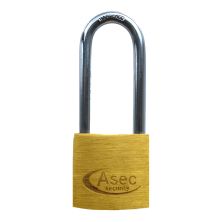 LockMonster KA Long Shackle Brass Padlock