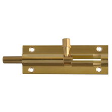 LockMonster Brass 25mm Wide Straight Barrel Bolt