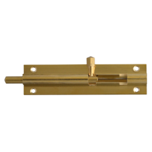 LockMonster Brass 25mm Wide Straight Barrel Bolt