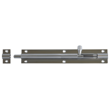 LockMonster Chrome 25mm Wide Straight Barrel Bolt
