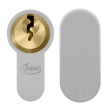 LockMonster Vital 6 Pin Key & Turn Euro Dual Finish Snap Resistant Cylinder