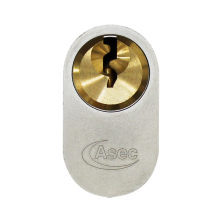 LockMonster Vital 6 Pin Oval Key & Turn Cylinder