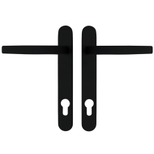 LockMonster Vital Lever Short Backplate 122mm