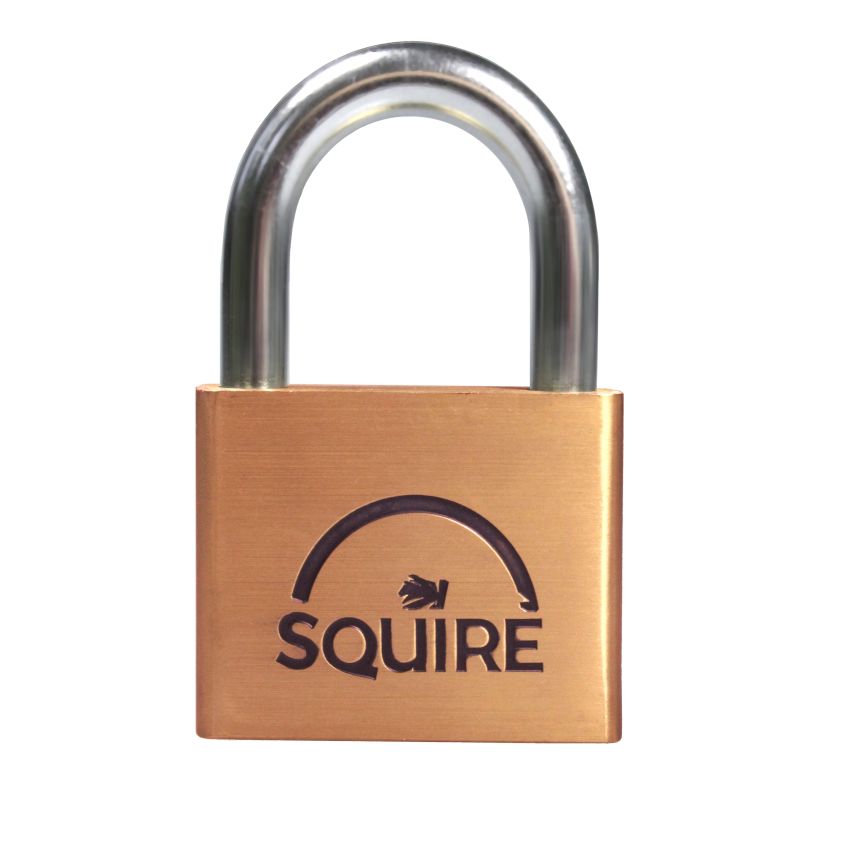 SQUIRE Lion Brass Open Shackle Padlock KA