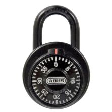 ABUS 78KC Series Dial & Key Over-Ride Combination Open Shackle Padlock