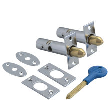 LockMonster Door Security Rack Bolt & Key
