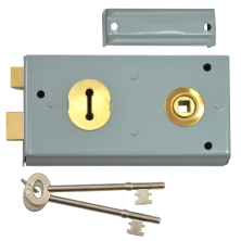 YALE 401 2 Lever Double Handed Rimlock