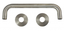 LockMonster Bolt Fix Round Rose Stainless Steel Pull Handle