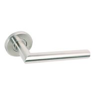 BRITON Mitred Lever on Rose with Round Bar