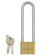 CISA 22011 KA Long Shackle Brass Padlock