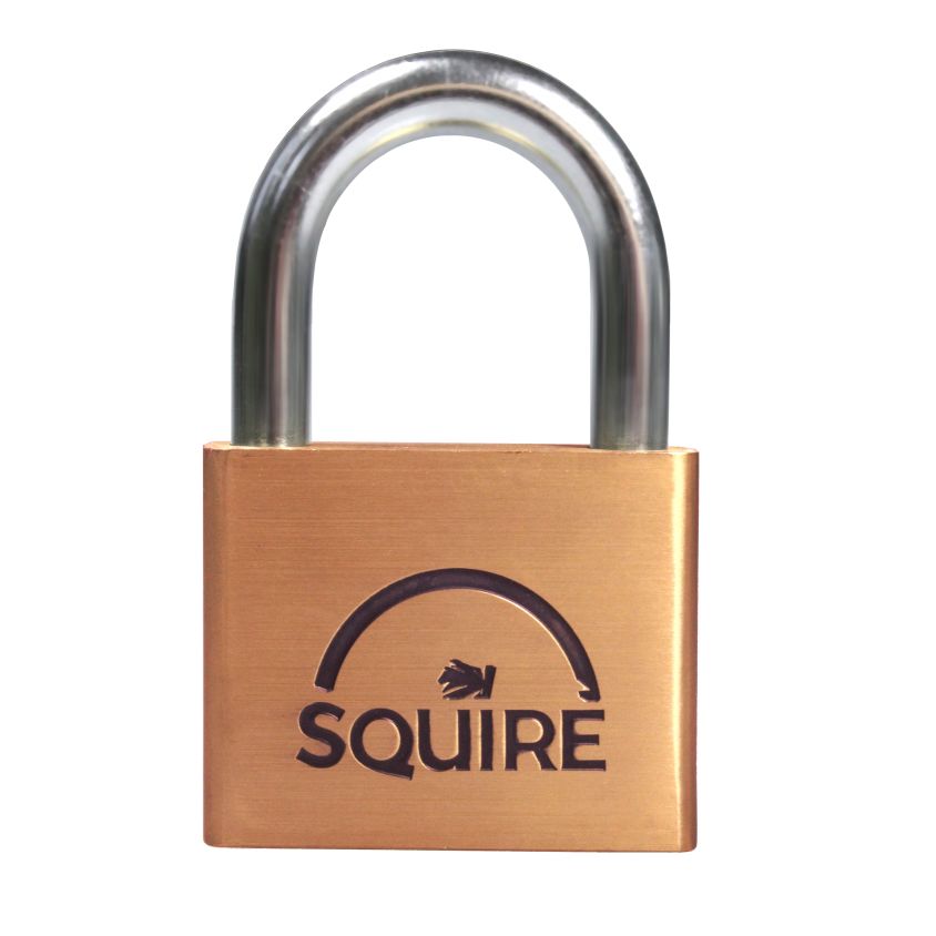 SQUIRE Lion Brass Open Shackle Padlock KA