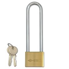 CISA 22011 KA Long Shackle Brass Padlock