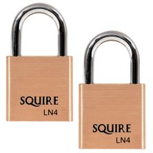 SQUIRE Lion Range Brass Open Shackle Padlocks