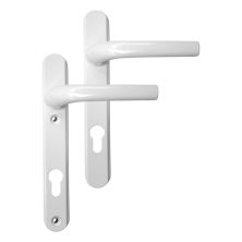 Greenteq Alpha 92 Lever/Lever UPVC Furniture - 220mm Backplate