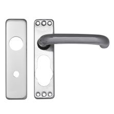 LockMonster Plate Mounted Aluminium Lever Furniture