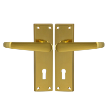LockMonster Victorian Plate Mounted Lever Furniture