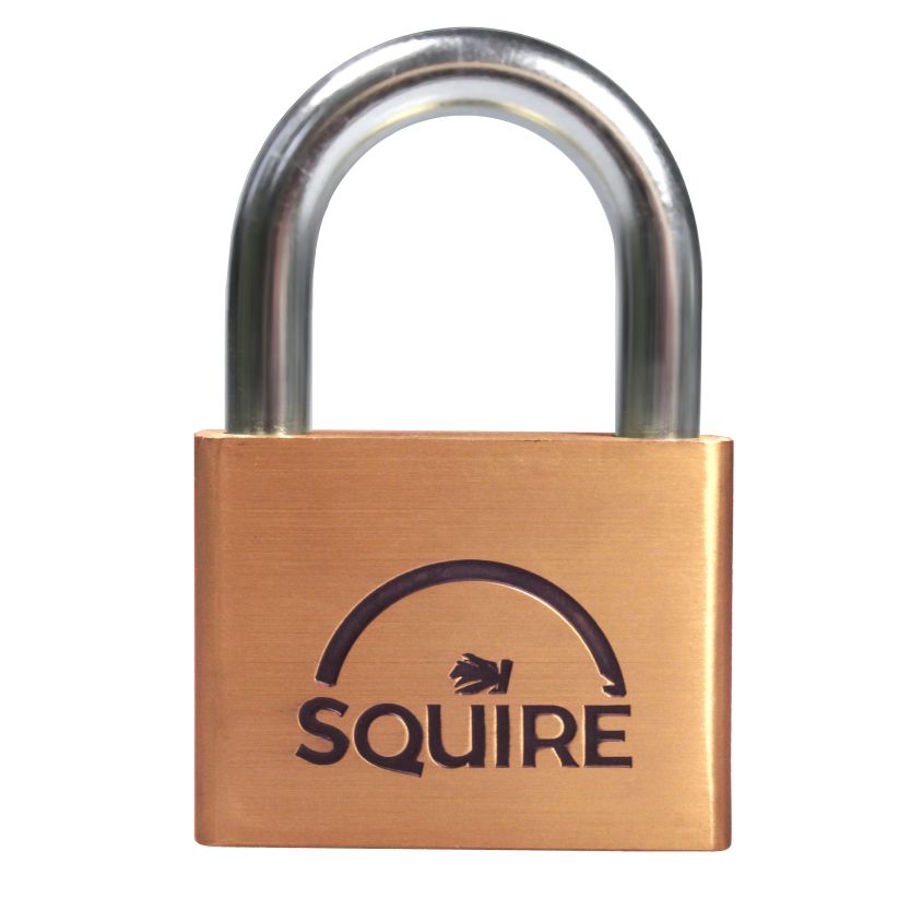 SQUIRE Lion Range Brass Open Shackle Padlocks