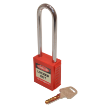 LockMonster Safety Lockout Tagout Padlock Long Shackle