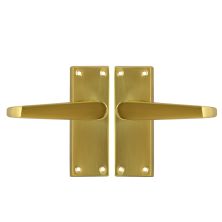 LockMonster Victorian Plate Mounted Lever Furniture