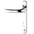 LockMonster 92 Lever/Lever UPVC Furniture - 220mm Backplate