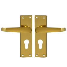 LockMonster Victorian Plate Mounted Lever Furniture