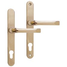 LockMonster 92 Lever/Lever UPVC Furniture - 240mm Backplate