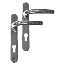 Greenteq Alpha 92 Lever/Lever UPVC Furniture - 220mm Backplate