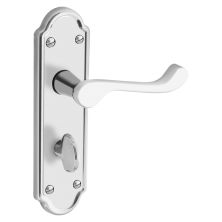 LockMonster URBAN San Francisco Bathroom Lever on Plate  Door Furniture
