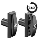 L&F 1642 Pop Out Garage Door Handle