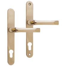 LockMonster Lever/Lever UPVC Furniture To Suit Roto - 230mm Backplate