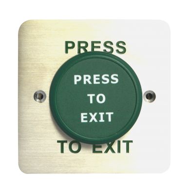 LockMonster Large Green Press To Exit Dome Button