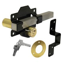 A PERRY Double Locking Long Throw Gate Lock
