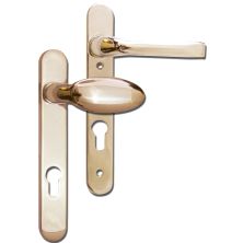 MILA Prolinea 92 Lever/Pad UPVC Furniture - 220mm Backplate