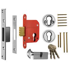 ERA 233 Fortress BS Euro Keyless Egress Key & Turn Deadlock With Cylinder