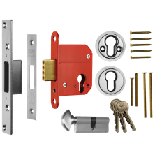 ERA 333 Fortress BS Euro Key & Turn Deadlock With Cylinder
