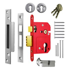 ERA 234 Fortress BS Euro Keyless Egress Key & Turn Sashlock With Cylinder