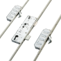 WINKHAUS STV Trulock 16mm Square Faceplate Lever Operated 2 Hooks 