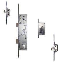 ERA Lever Operated Latch & Deadbolt Split Spindle - 20mm Faceplate - 2 Large Hooks & Deadlock