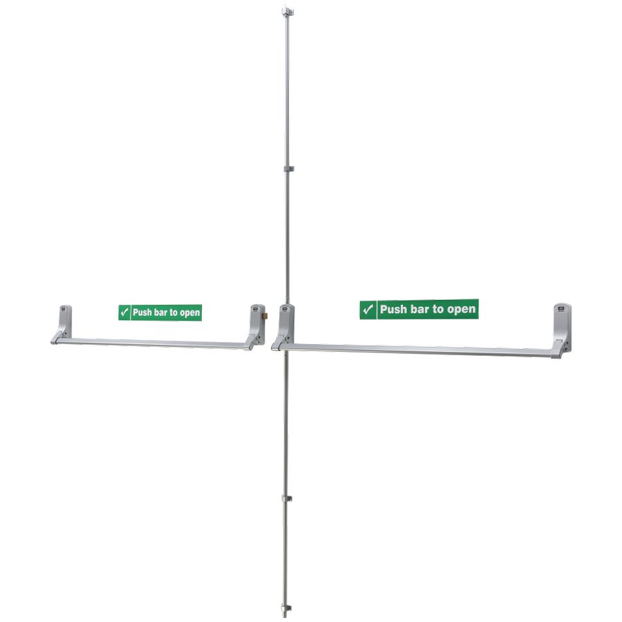 UNION ExiSAFE Panic Bolt Set To Suit Rebated Double Doors