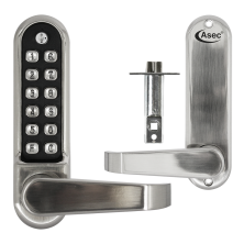 LockMonster AS4300 Series Easy Code Change Digital Lock With Optional Free Passage & 60mm Latch