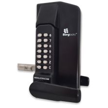 BORG LOCKS BL3400 ECP Lever Operated Marine Grade Metal Gate Single Digital Lock