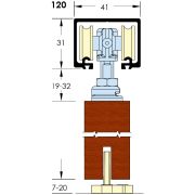 LockMonster Single Run Sliding Door Gear