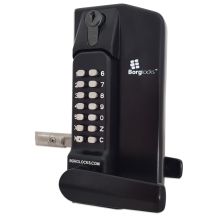 BORG LOCKS BL3400 ECP Lever Operated Marine Grade Metal Gate Single Digital Lock