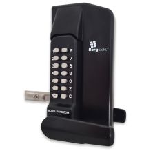 BORG LOCKS BL3430 ECP Lever Operated Marine Grade Metal Gate Double Digital Lock