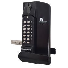 BORG LOCKS BL3430 ECP Lever Operated Marine Grade Metal Gate Double Digital Lock
