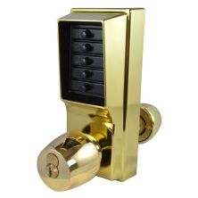 DORMAKABA Simplex 1000 Series 1021B Knob Operated Digital Lock With Key Override