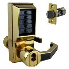 DORMAKABA Simplex L1000 Series L1041B Digital Lock Lever Operated With Key Override & Passage Set