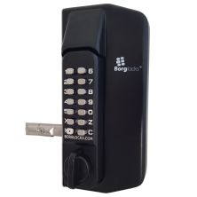 BORG LOCKS BL3100 ECP Knob Operated Marine Grade Metal Gate Single Digital Lock