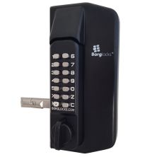 BORG LOCKS BL3130 ECP Knob Operated Marine Grade Metal Gate Double Digital Lock