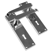 LockMonster Vital Victorian Plate Mounted Straight Lever Furniture